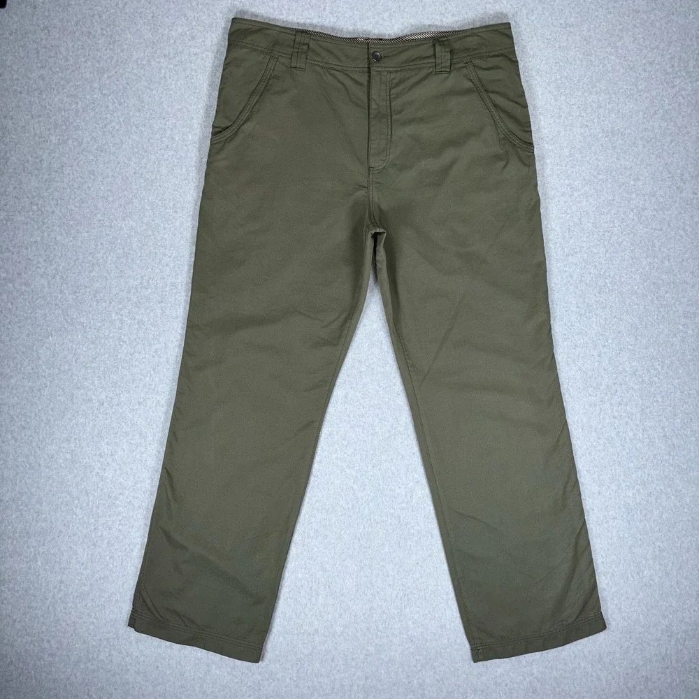 Royal Robbins Pants Mens 38x32 Green Outdoor Hiking Pants